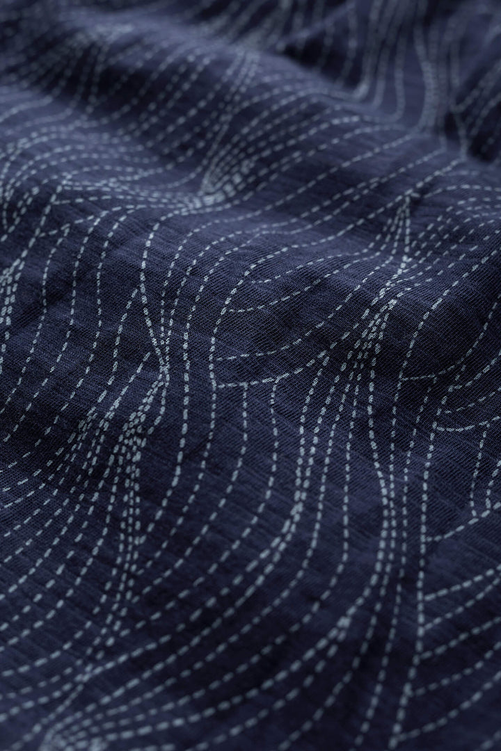Seasalt Windflower Navy Blue Tide Stitch Quay Dress - Shirley Allum Boutique