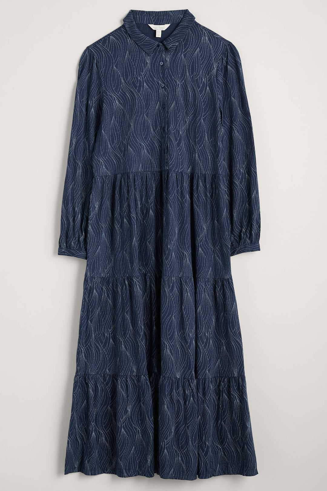 Seasalt Windflower Navy Blue Tide Stitch Quay Dress - Shirley Allum Boutique