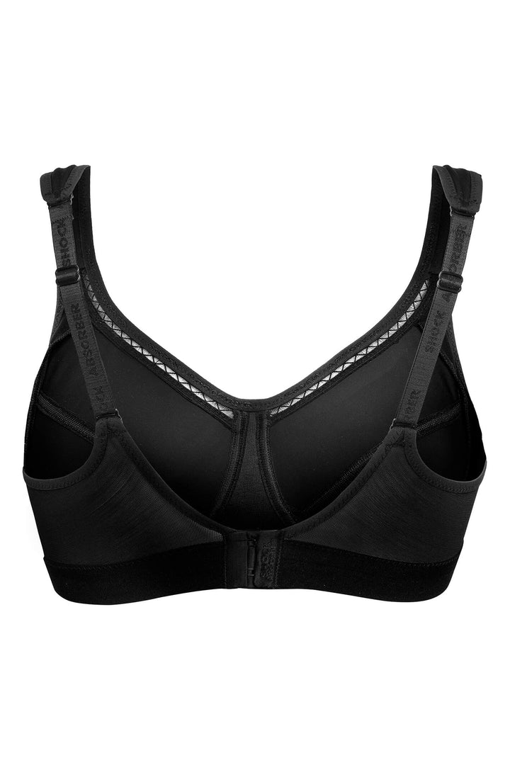 Shock Absorber SN102 Black Active Classic Support Sports Bra - Shirley Allum Boutique