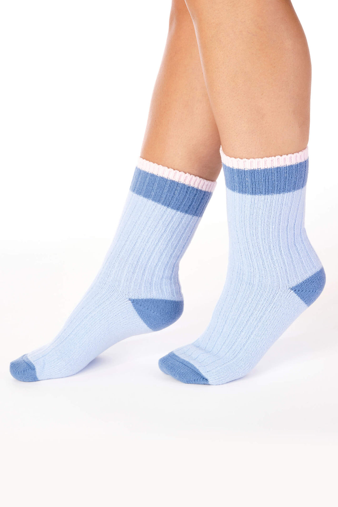 Slenderella BS180 Blue Bedsocks - Shirley Allum Boutique