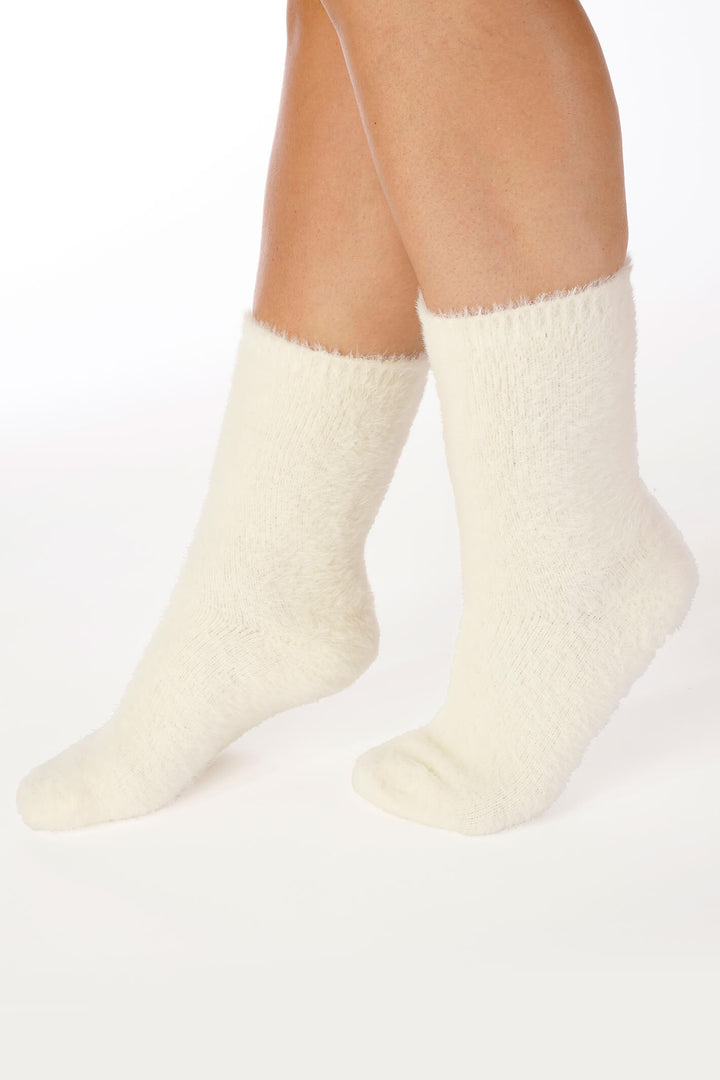 Slenderella BS184 Cream Bed Socks - Shirley Allum Boutique