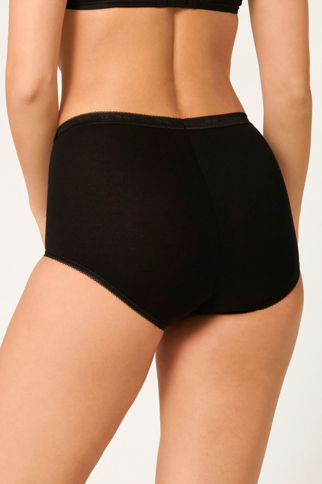 Sloggi Basic+ 2-Pack Maxi Briefs Black 10043769 0004 - Shirley Allum Boutique