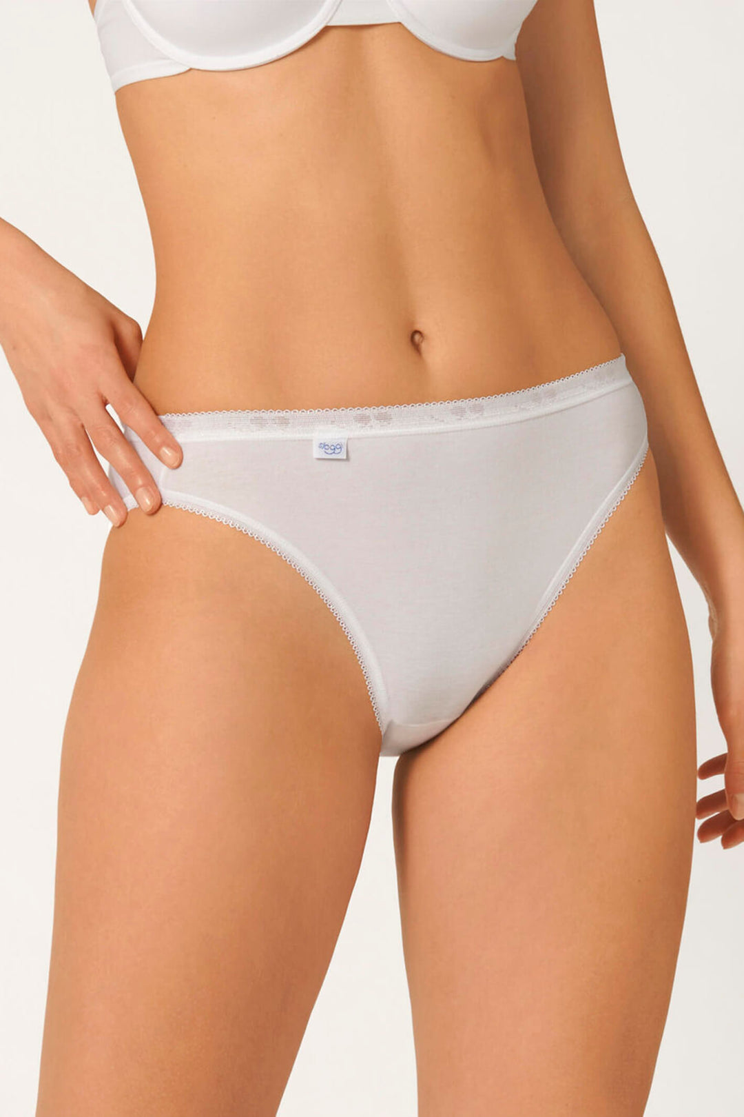 Sloggi Basic+ 3-Pack Tai Briefs White 10068838 0003  - Shirley Allum Boutique