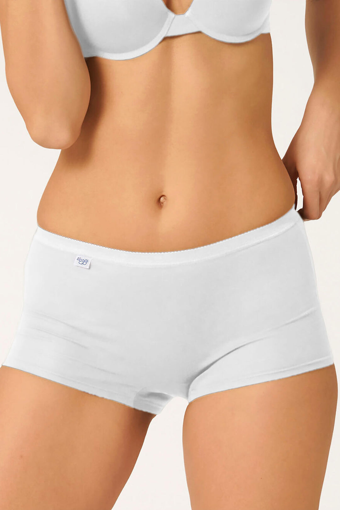 Sloggi Basic+ Shorty 10189218 0003 White - Shirley Allum Boutique