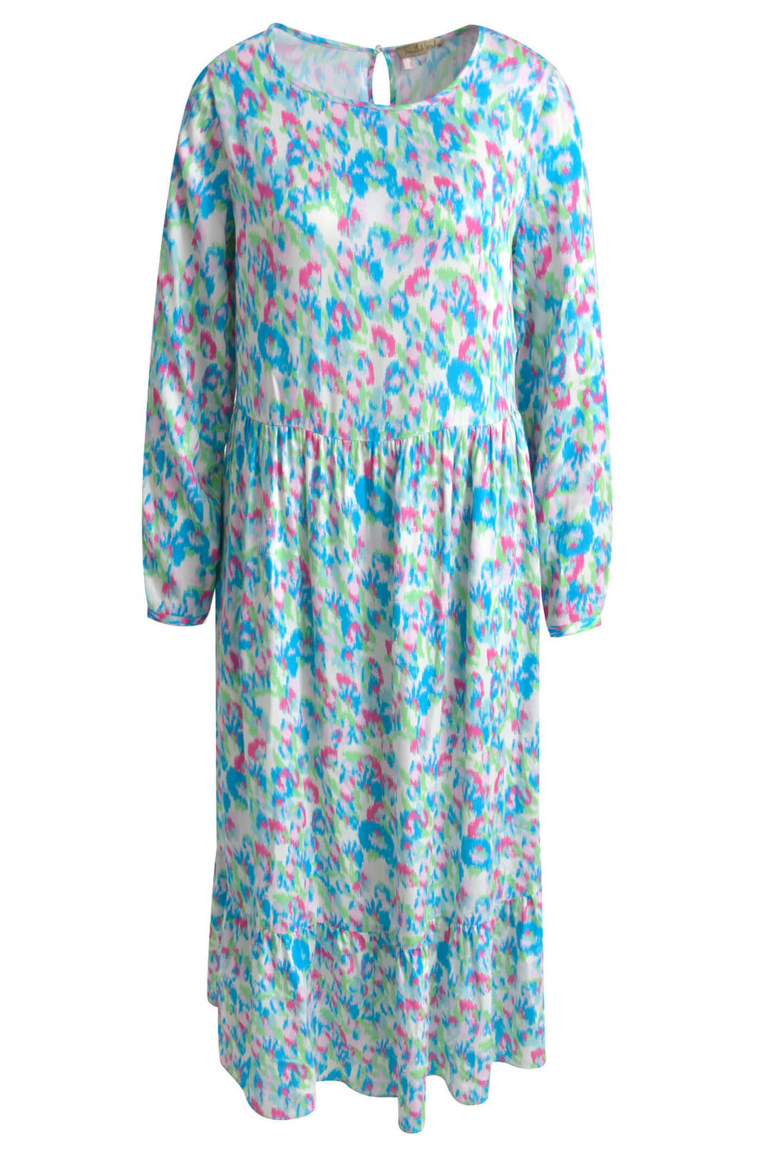 Smith & Soul 0223-0914 Sand Print Dress Multi - Shilrey Allum Boutique