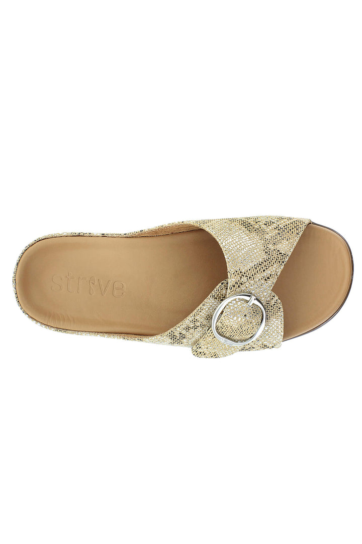 Strive Gavi Snake Glamour Sandal - Shirley Allum Boutique