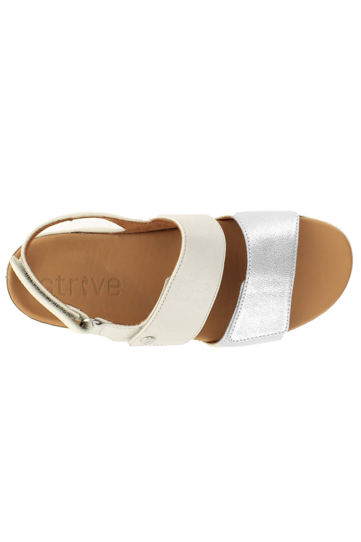 Strive Riviera Silver Stone Sandal - Shirley Allum Boutique