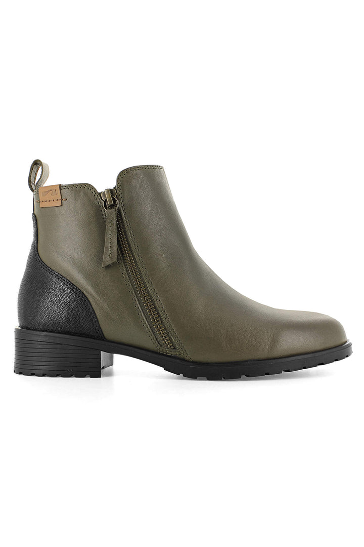 Strive Sandringham Olive Zip Boot - Shirley Allum Boutique