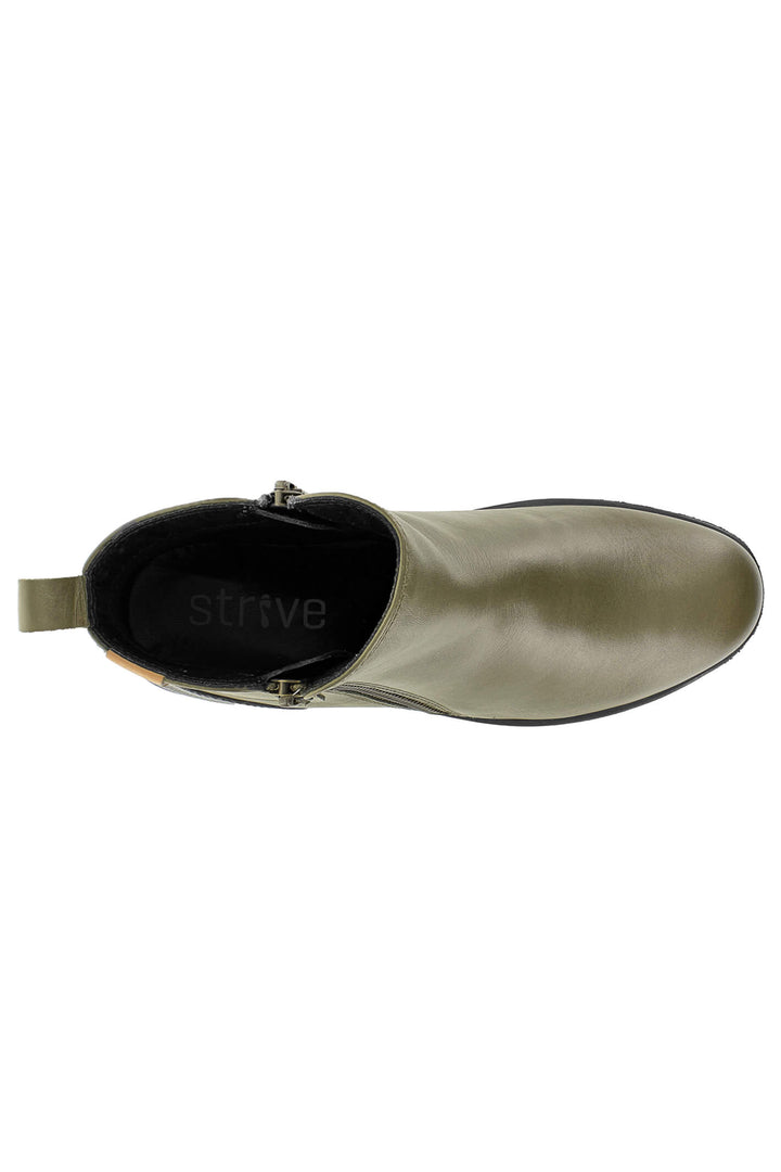 Strive Sandringham Olive Zip Boot - Shirley Allum Boutique