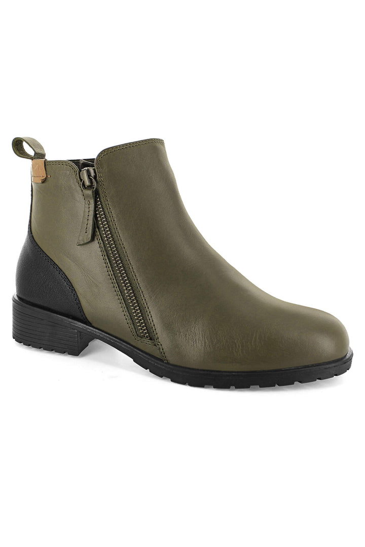 Strive Sandringham Olive Zip Boot - Shirley Allum Boutique