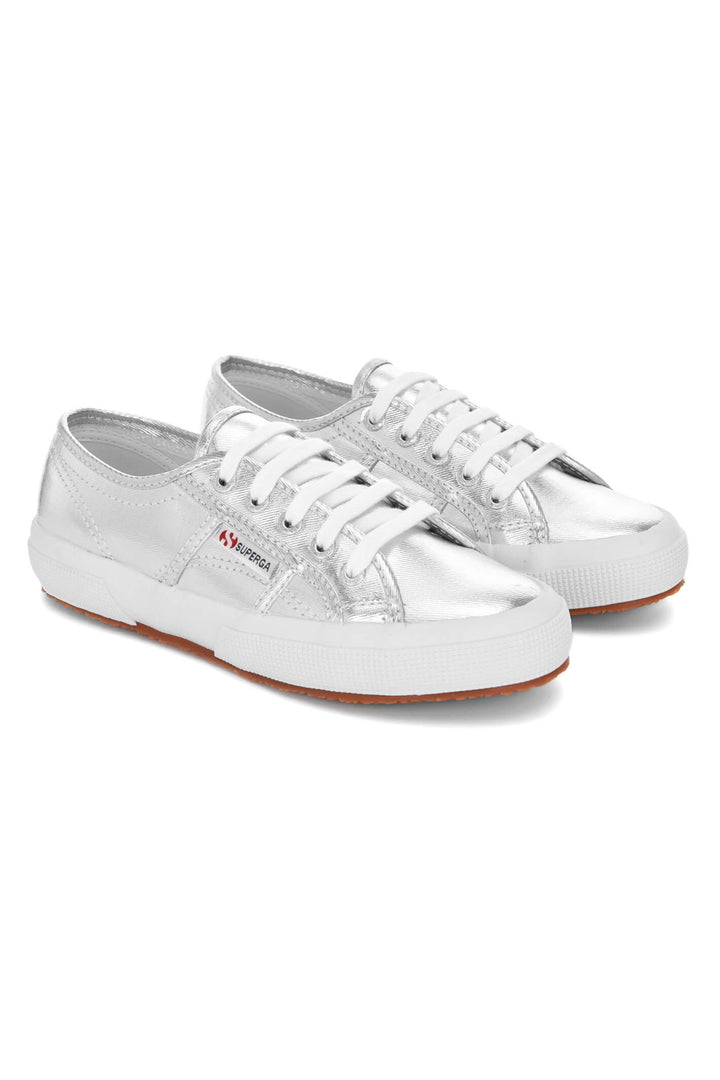 Superga 2750 Cotmetu S002HG0 Grey Silver 031 Trainer - Shirley Allum Boutique