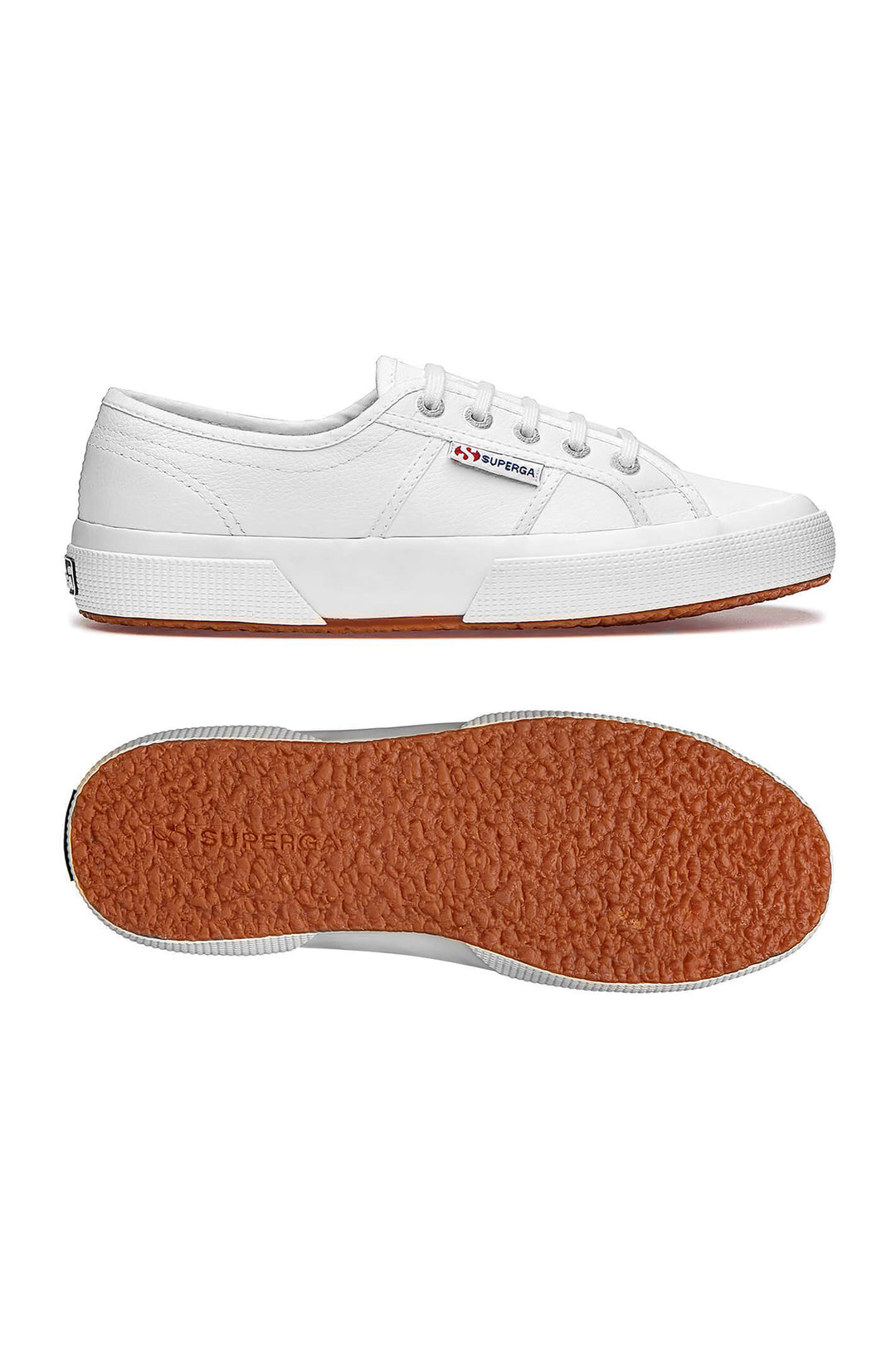 Superga 2750 S009VH0 900 White Leather Trainer - Shirley Allum Boutique