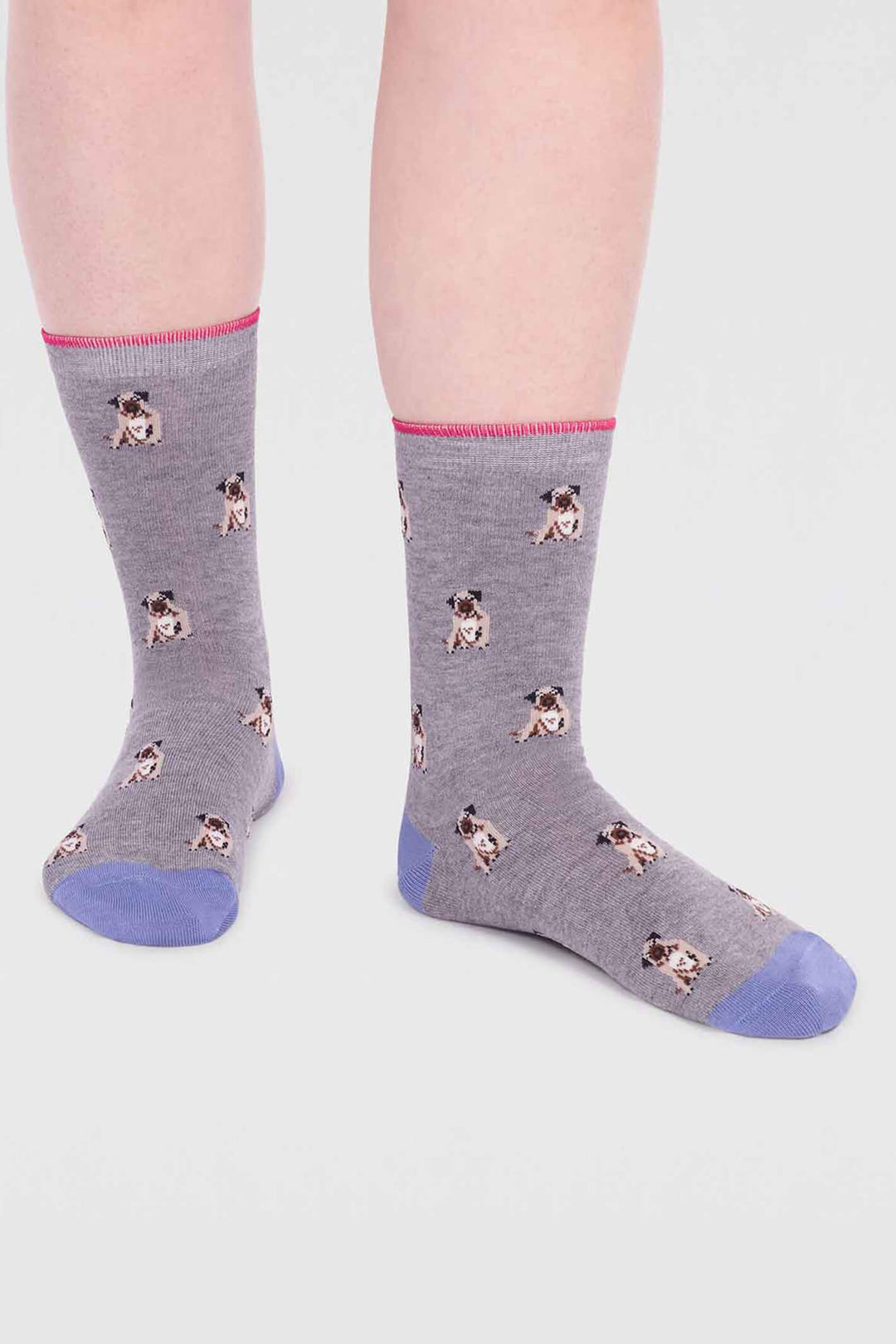 Thought SPW798 Kenna Grey Marle Bamboo Dog Socks - Shirley Allum Boutique