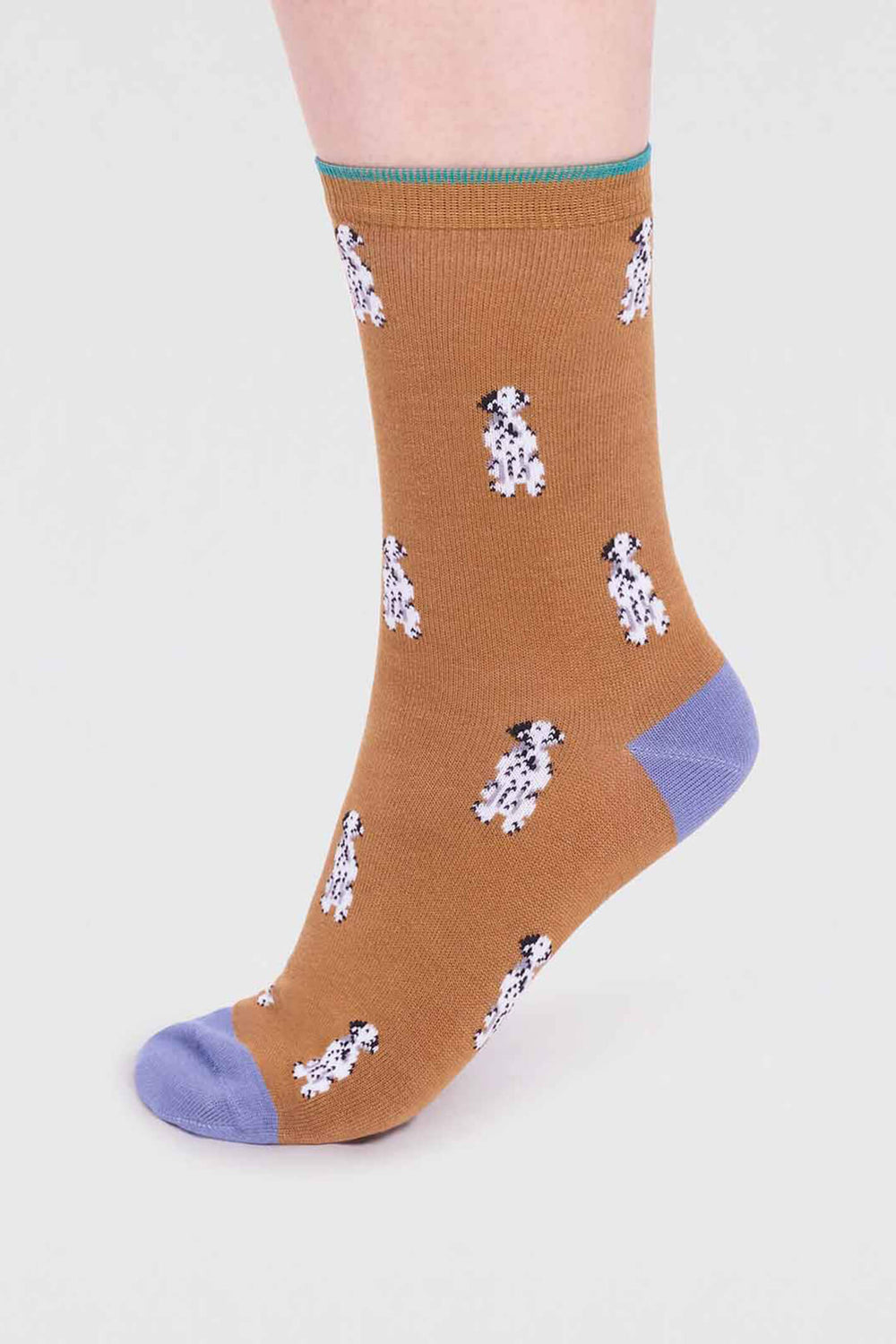 Thought SPW798 Kenna Straw Yellow Bamboo Dog Socks - Shirley Allum Boutique