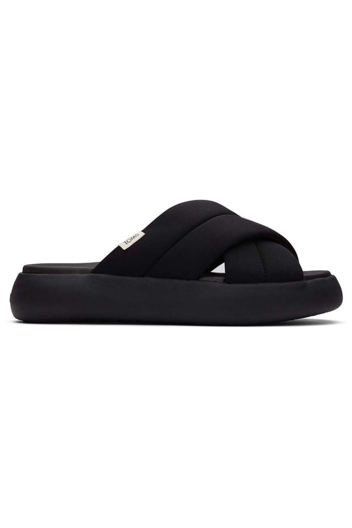 Toms Alpargata 10017905 Mallow Black Crossover Sandal - Shirley Allum Boutique