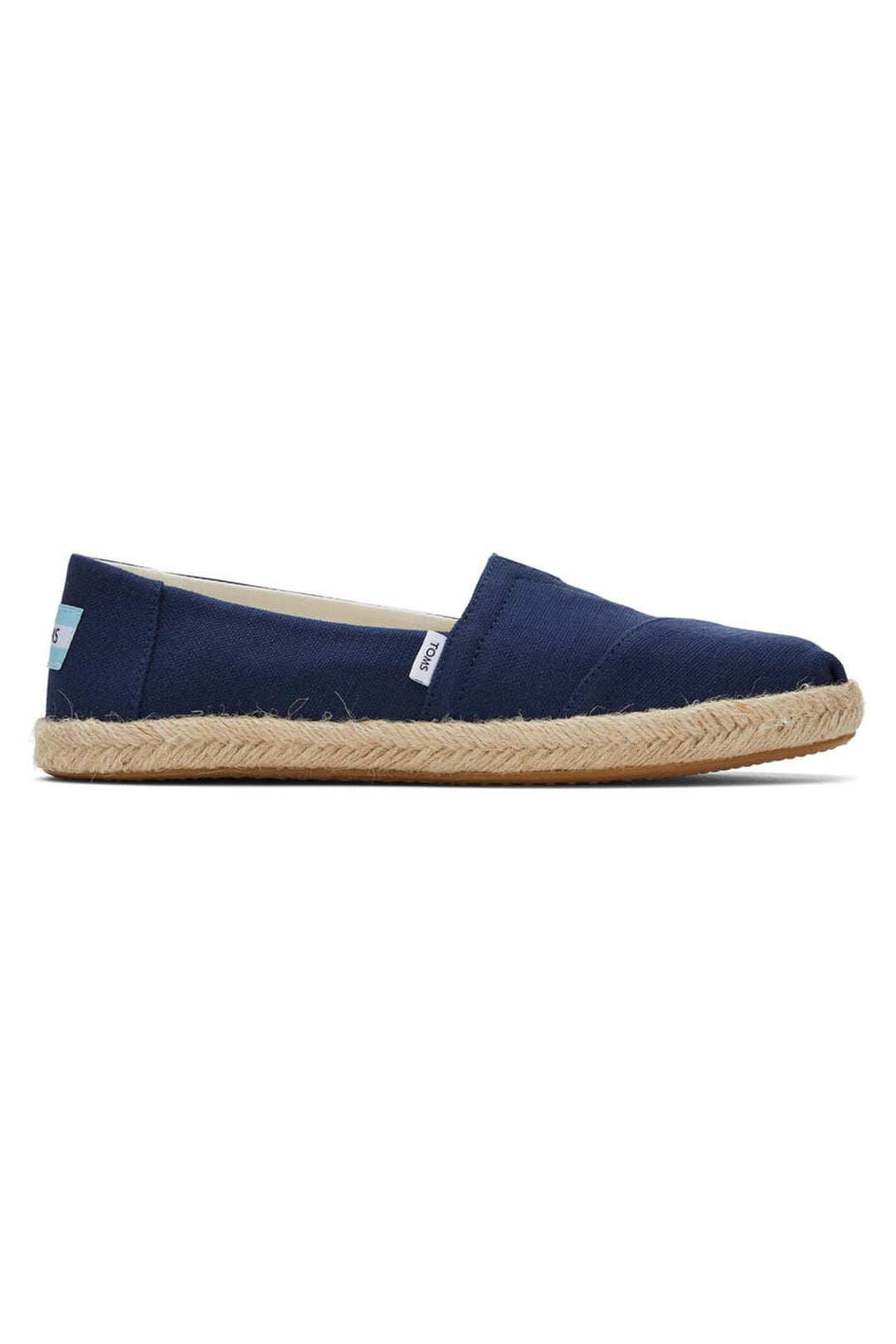 Toms Alpargata 10019674 Navy Recycled Cotton Rope Espadrille - Shirley Allum Boutique