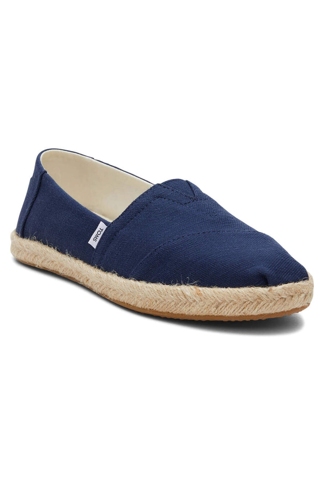 Toms Alpargata 10019674 Navy Recycled Cotton Rope Espadrille - Shirley Allum Boutique