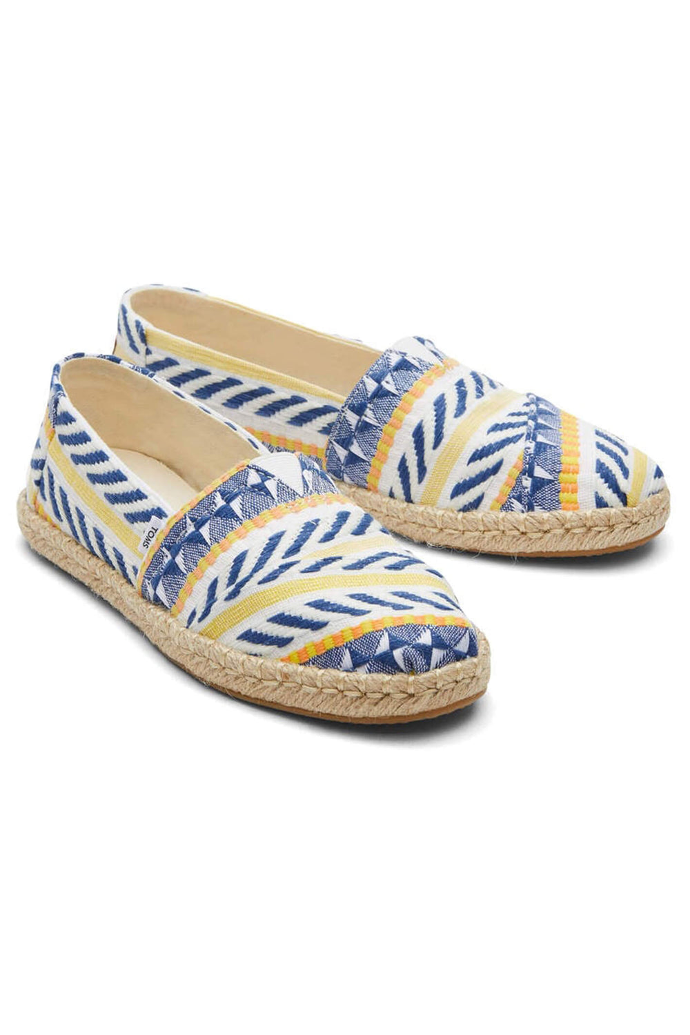 Toms Alpargata 10019684 Natural Global Jaquard Rope Espadrille - Shirley Allum Boutique