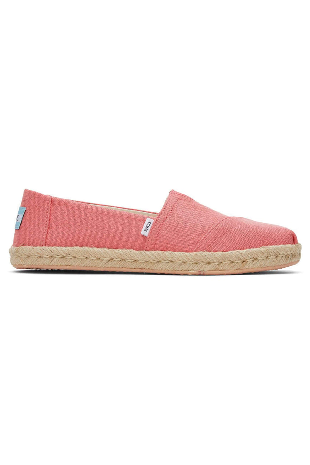 Toms Alpargata 10019799 Peach Textured Woven Rope Espadrille - Shirley Allum Boutique