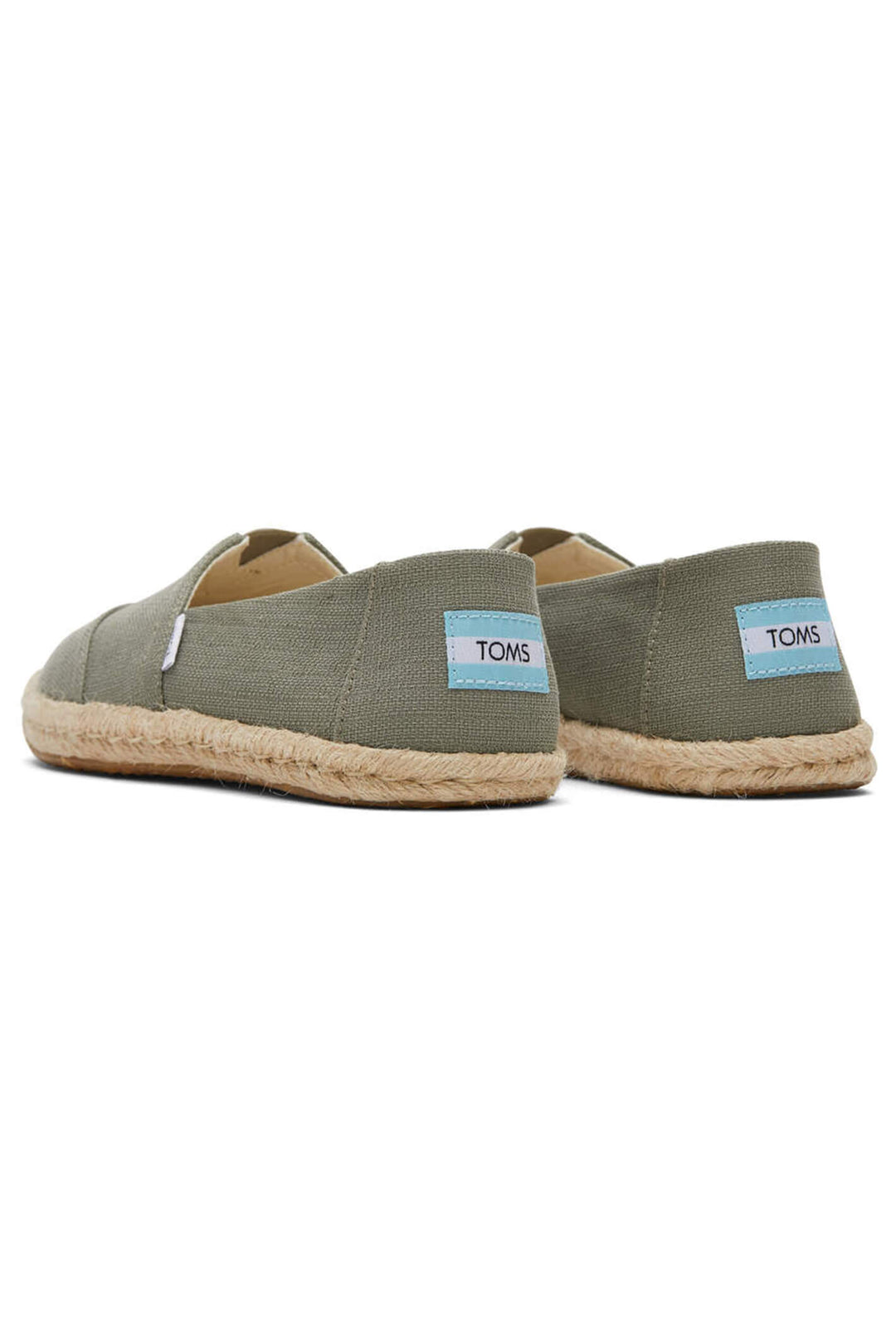 Toms Alpargata 10019811 Vetiver Grey Textured Woven Rope Espadrille - Shirley Allum Boutique