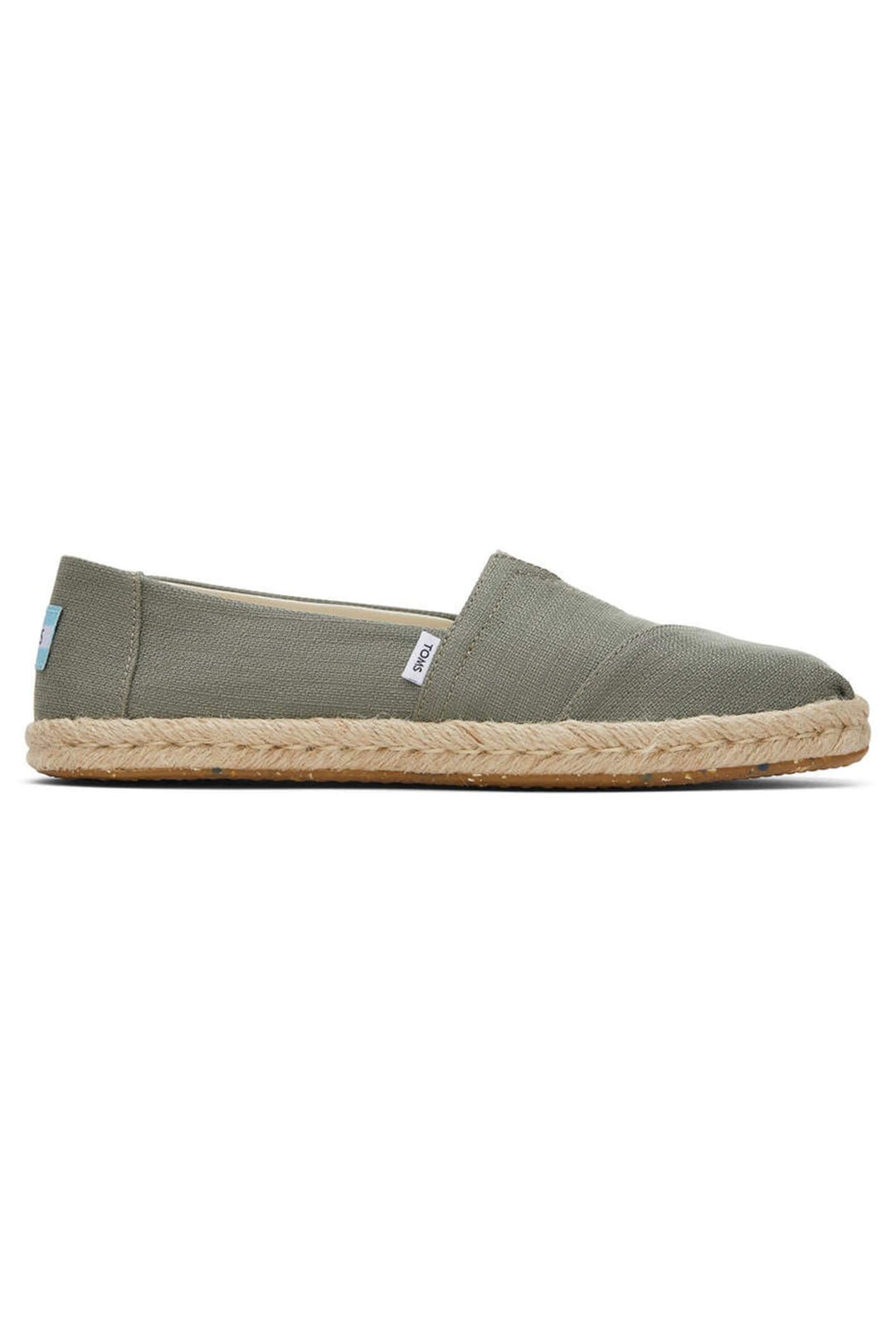 Toms Alpargata 10019811 Vetiver Grey Textured Woven Rope Espadrille - Shirley Allum Boutique