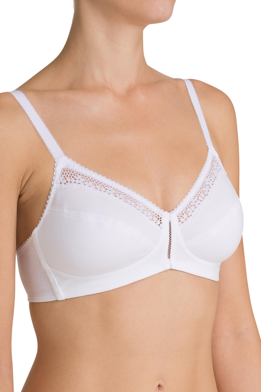 Triumph 10094814 0003 Cotton Beauty N White Bra - Shirley Allum Boutique