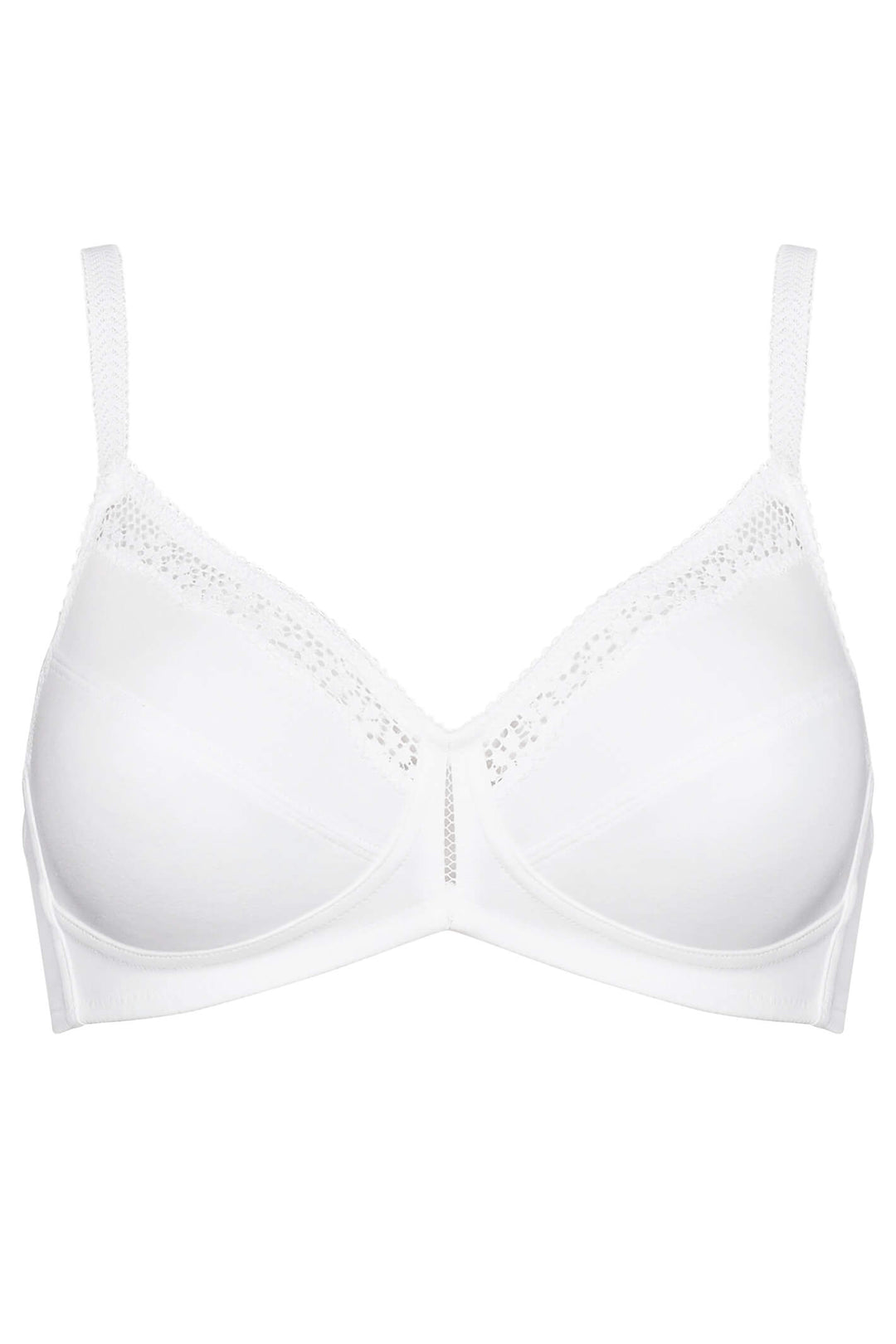 Triumph 10094814 0003 Cotton Beauty N White Bra - Shirley Allum Boutique