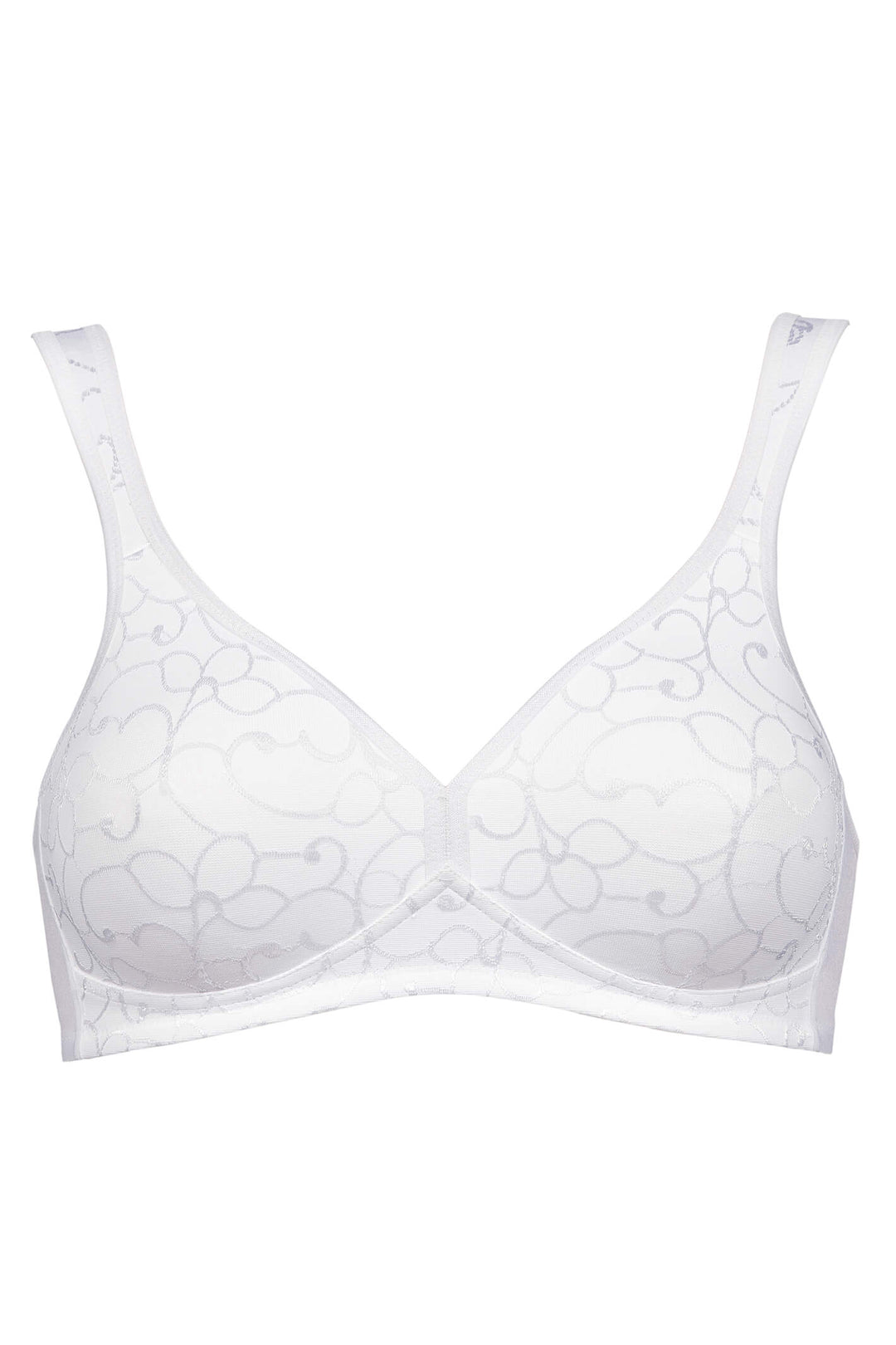 Triumph 10100175 0003 Elegant Cotton White Bra - Shirley Allum Boutique