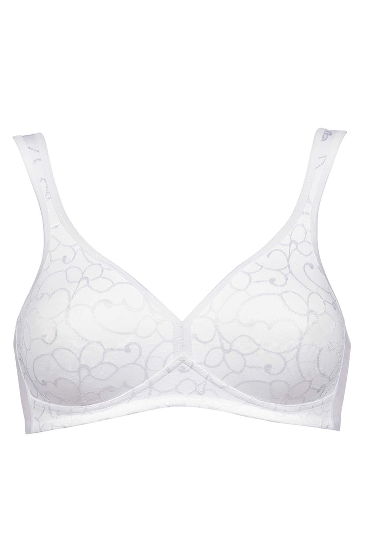 Triumph 10100175 0003 Elegant Cotton White Bra - Shirley Allum Boutique