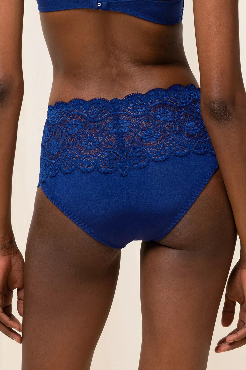 Triumph 10166772 6722 Amourette 300 Deep Water Navy Maxi Brief - Shirley Allum Boutique