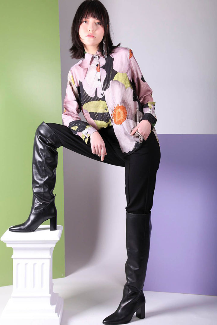 Vilagallo 28822 Isabella Belaggio Flower Print Shirt
