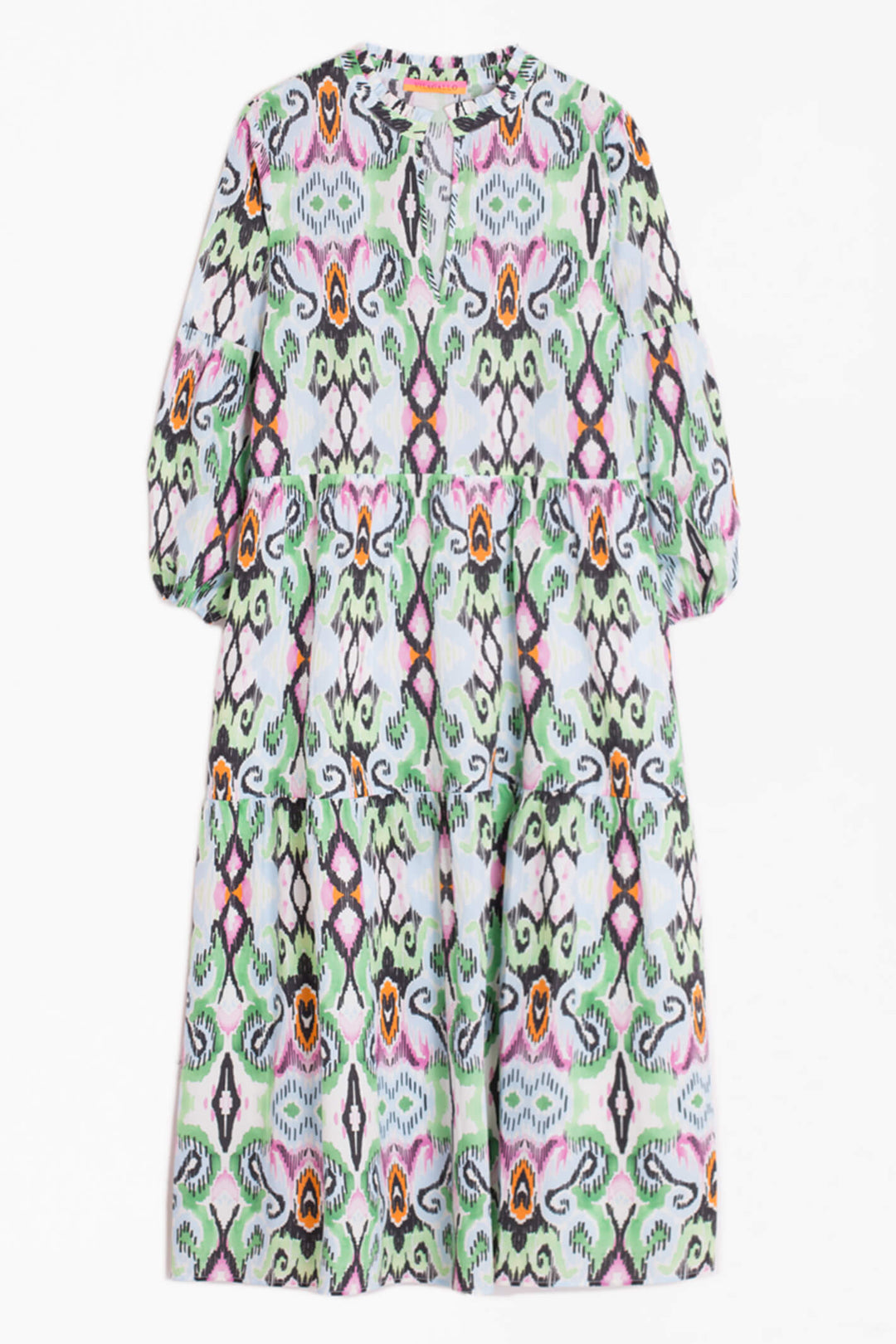 Vilagallo 30024 Tammy Green Print Dress - Shirley Allum Boutique