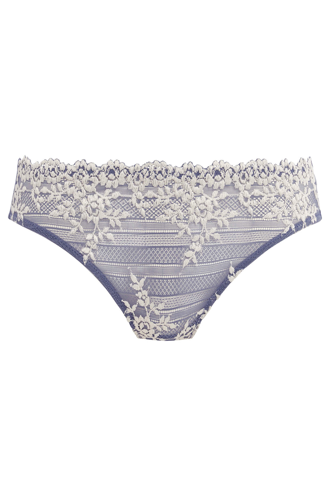 Wacoal WA064391 Embrace Lace Wild Wind Egret Bikini Brief - Shirley Allum Boutique