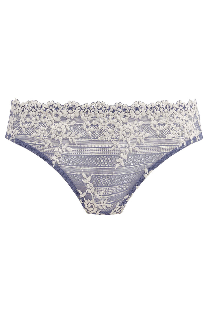 Wacoal WA064391 Embrace Lace Wild Wind Egret Bikini Brief - Shirley Allum Boutique