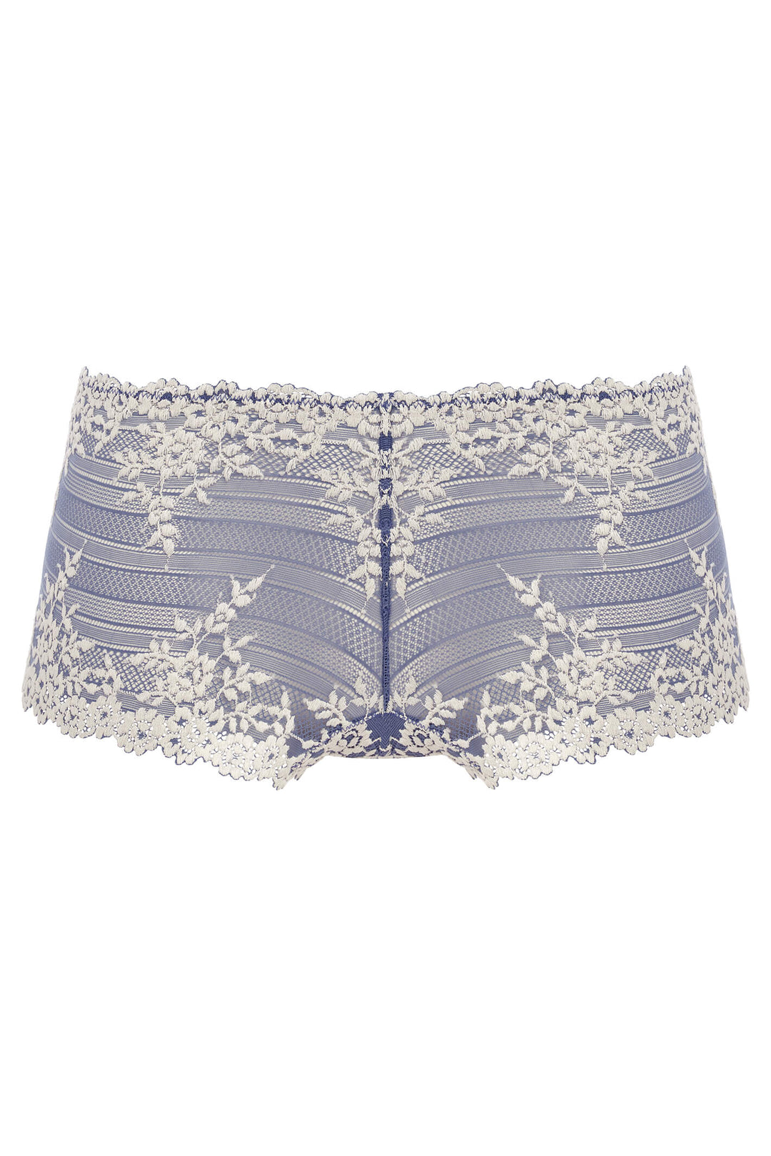 Wacoal WA067491 Blue Embrace Lace Wild Wind Egret Boy Short - Shirley Allum Boutique