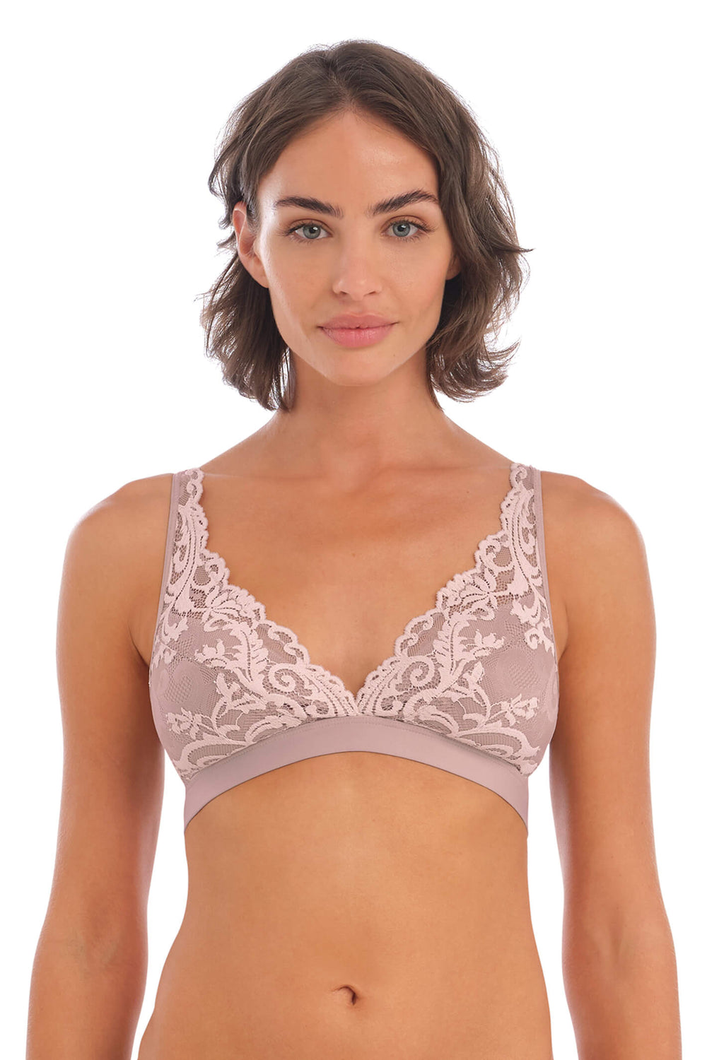 Wacoal WA810322 Taupe Cafe Au Lait Instant Icon Bralette - Shirley Allum Boutique