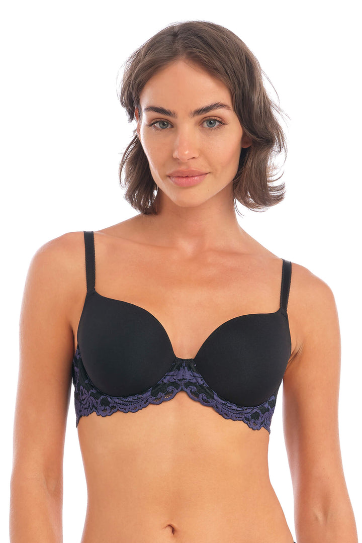 Wacoal WA853322 Black Eclipse Instant Icon T-Shirt Bra - Shirley Allum Boutique