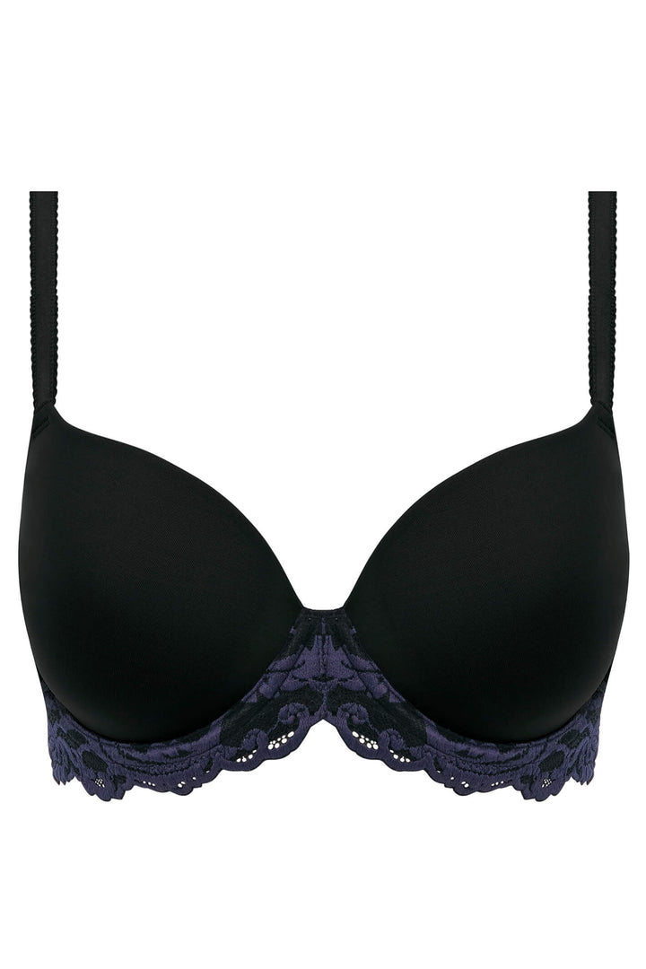 Wacoal WA853322 Black Eclipse Instant Icon T-Shirt Bra - Shirley Allum Boutique