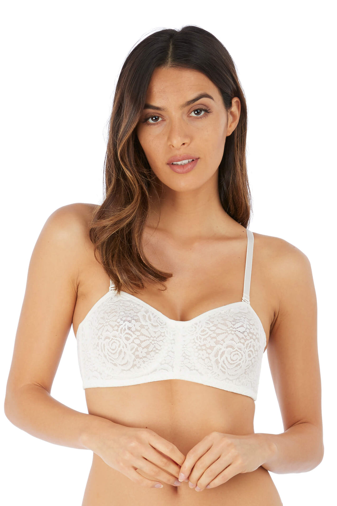 Wacoal WA854205 Ivory Halo Lace Strapless Bra - Shirley Allum Boutique