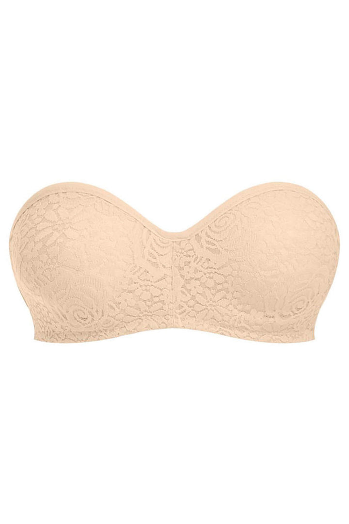 Wacoal WA854205NUE Nude Halo Lace Strapless Bra - Shirley Allum Boutique