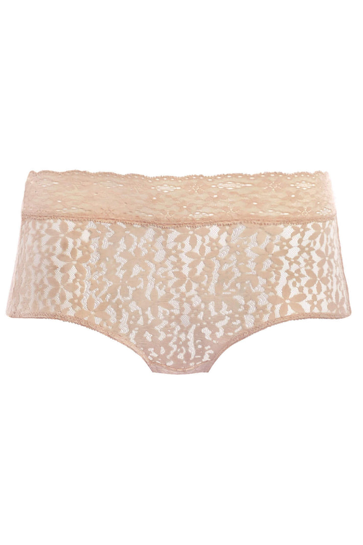 Wacoal WA870405NUE Nude Halo Lace High Waisted Brief - Shirley Allum Boutique