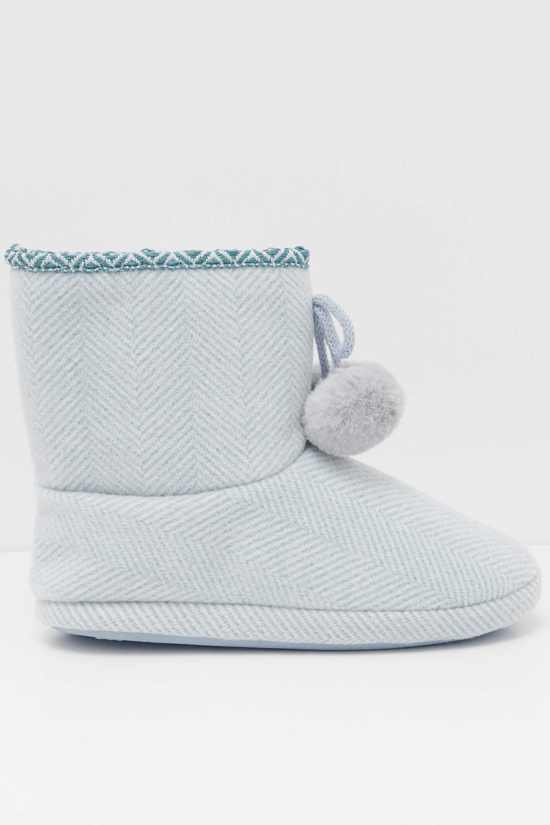 White Stuff 434372 Blue Multi Herringbone Bootie - Shirley Allum Boutique