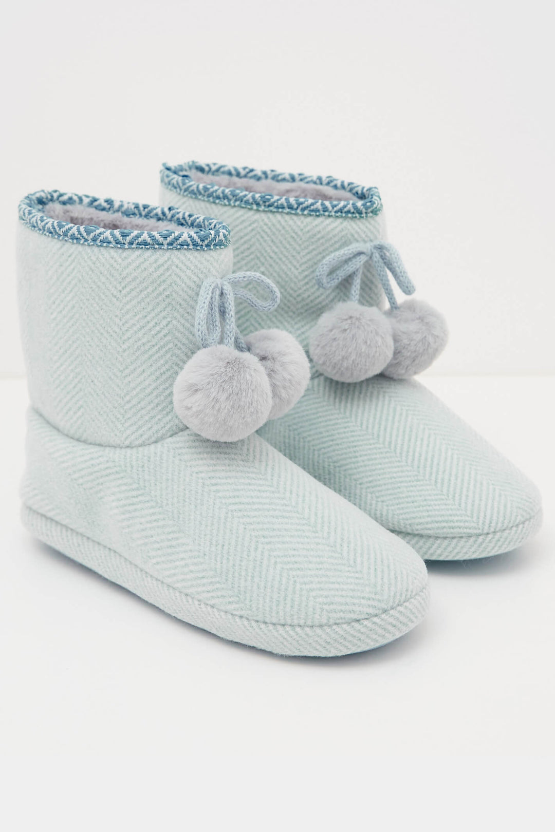 White Stuff 434372 Blue Multi Herringbone Bootie - Shirley Allum Boutique