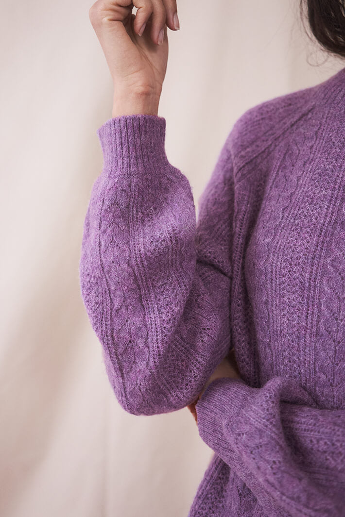 White Stuff 435485 Scarlett Purple Jumper - Shirley Allum Boutique