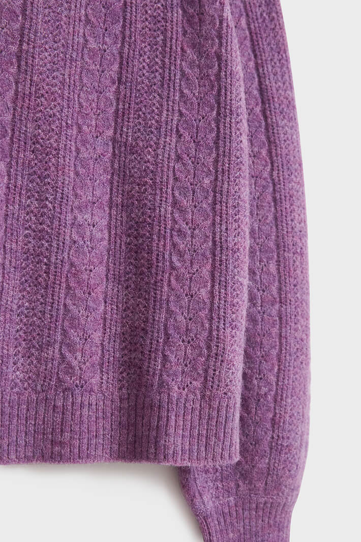White Stuff 435485 Scarlett Purple Jumper - Shirley Allum Boutique