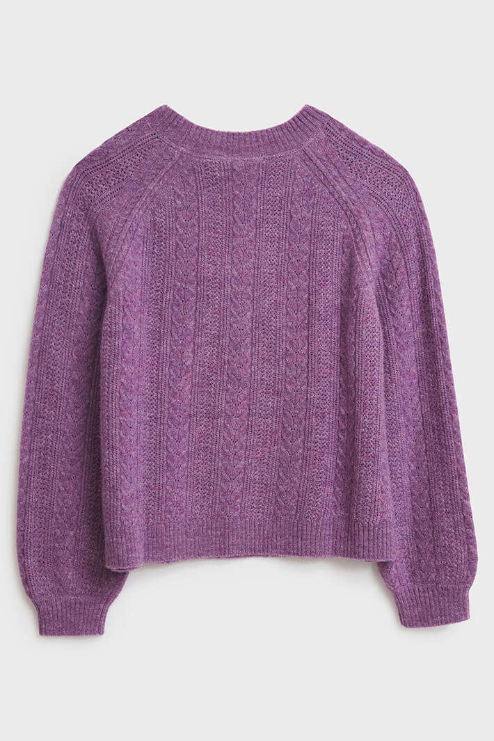White Stuff 435485 Scarlett Purple Jumper - Shirley Allum Boutique