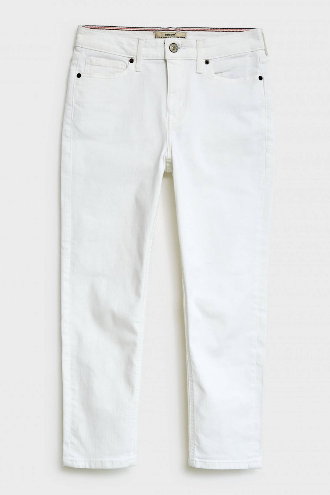 White Stuff 436094 Brooke White Straight Cropped Jean - Shirley Allum Boutique