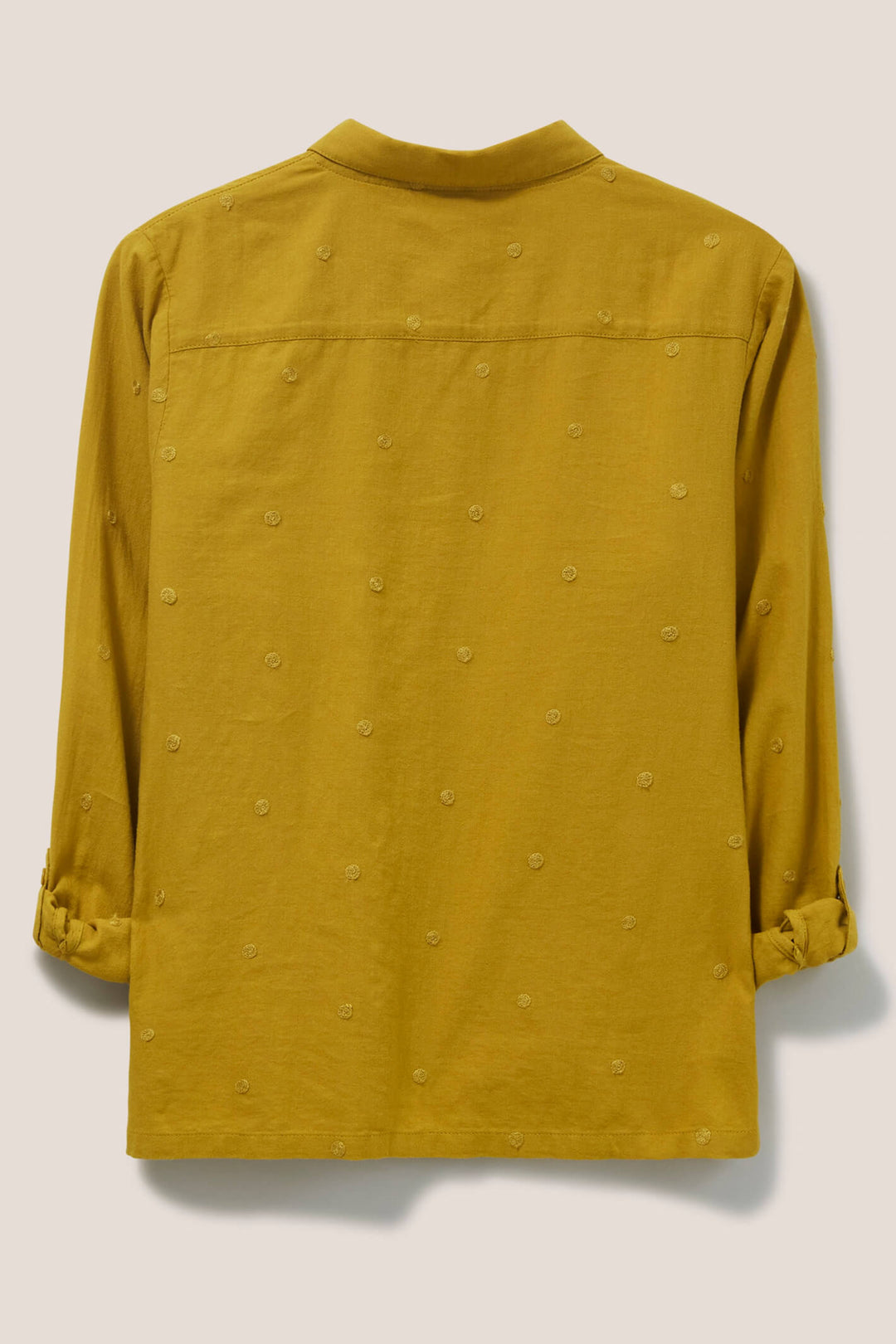 White Stuff 436868 Emilia Chartreuse Multi Organic Cotton Shirt - Shirley Allum Boutique