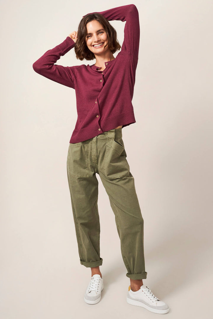 White Stuff 438568 Lulu BRT pink Cardigan - Shirley Allum Boutique