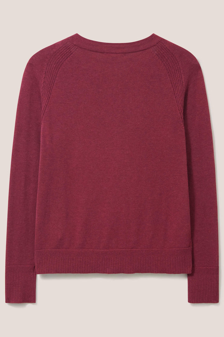White Stuff 438568 Lulu BRT pink Cardigan - Shirley Allum Boutique